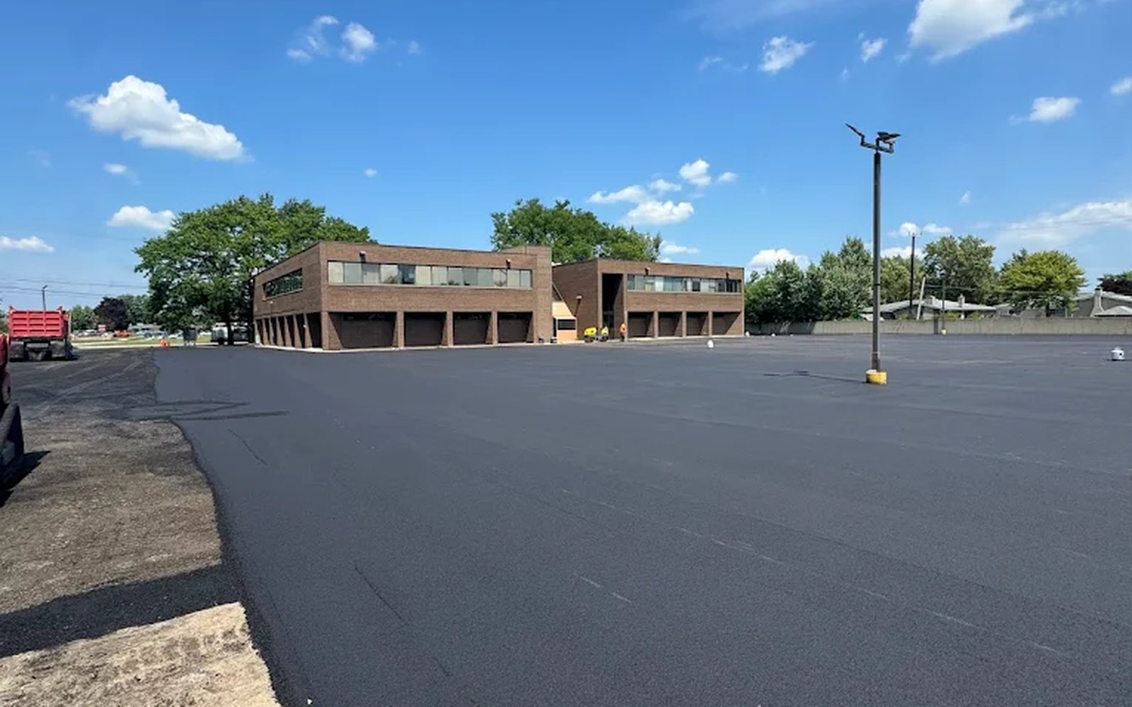 Asphalt paving project near Trenton, MI