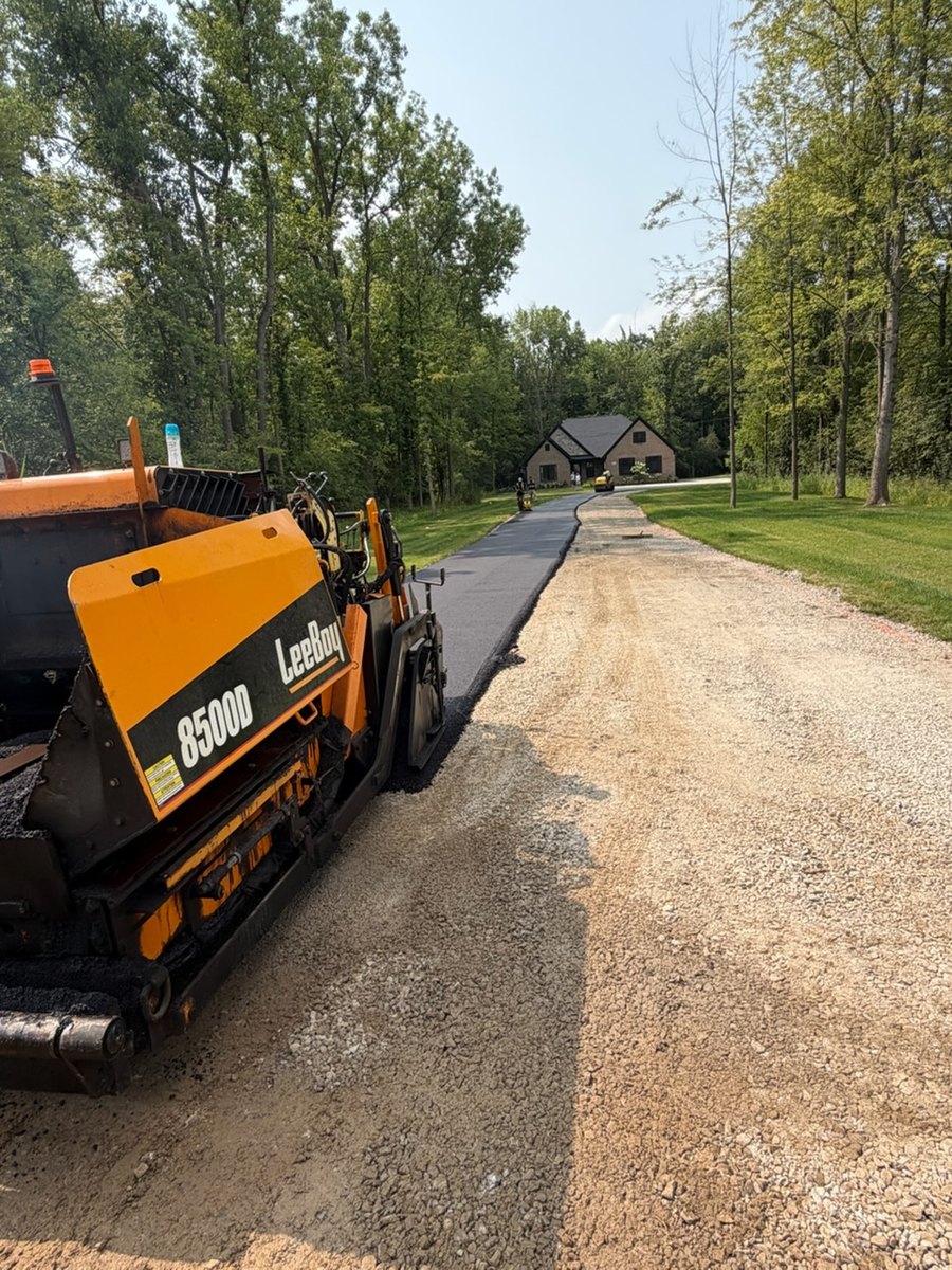 Asphalt Driveway Installation project example in Southeast Michigan